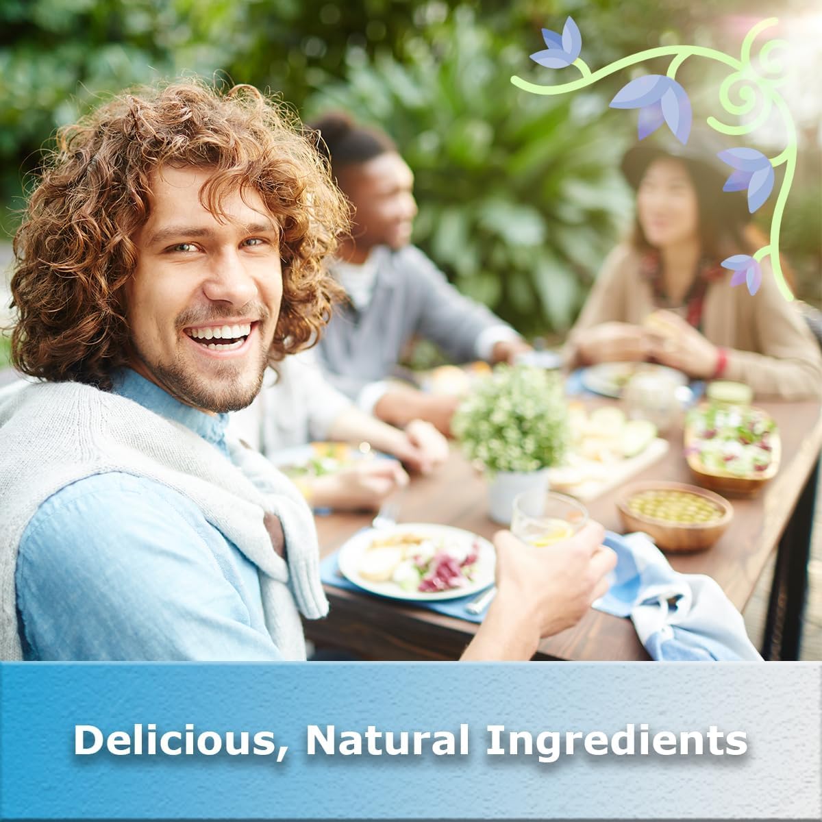 SmileVites Prebiotics Fiber Gummy Digestive Health - Vegan Friendly, GMO Free, Kosher