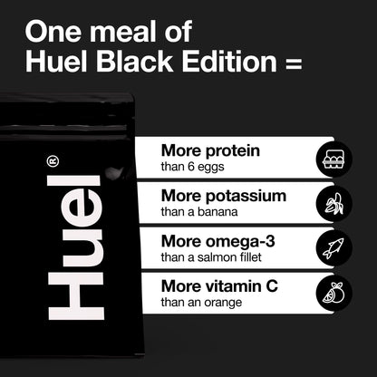 Huel Black Edition | Salted Caramel 40g Vegan Protein Powder | Nutritionally Complete