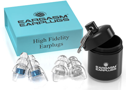 Eargasm High Fidelity Earplugs for Concerts Musicians Motorcycles Noise Sensitivity 