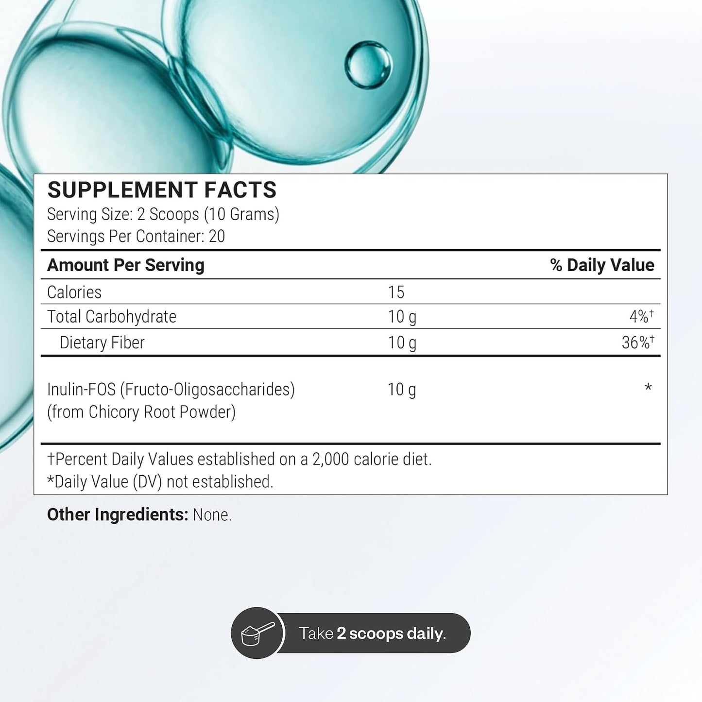 Supersmart Fructo Oligosaccharides Powder (Prebiotics FOS) - Oligofructose Inulin - Fiber Supplement | Non-GMO & Gluten Free - 200 g