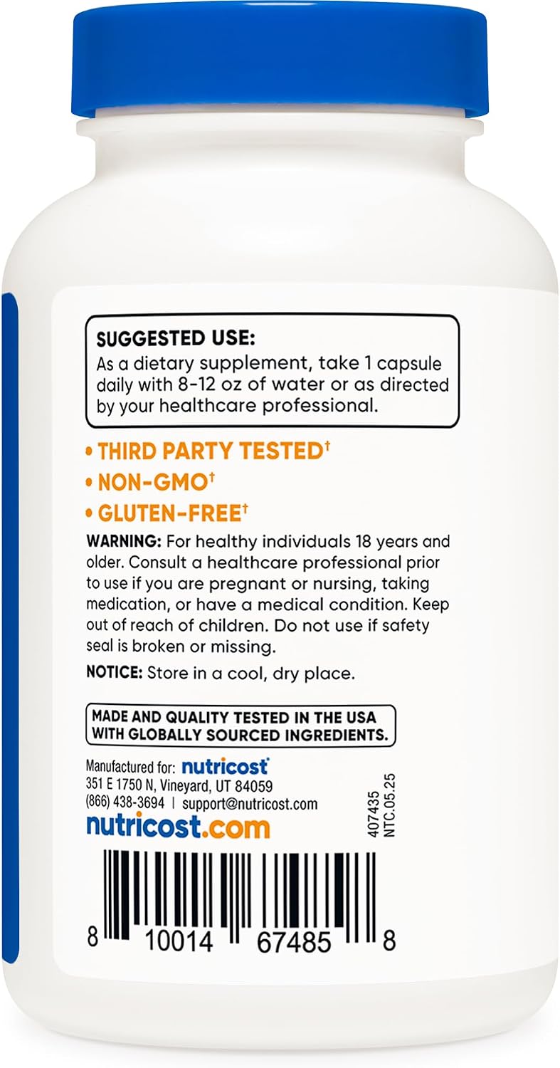 Nutricost Boron Capsules 10mg, 240 Vegetarian Capsules, Gluten Free | GMO-Free