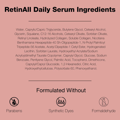 Serovital The Rejuvenators Bundle Advanced + Daily RetinAll Skincare Bundle