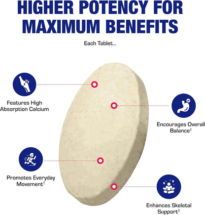 Remineralizing Calcium Hydroxyapatite Supplement - Clinical Formula Osteo Bone Health Supplement for Women & Men with Bioavailable Calcium Phosphate MHCC Complex for Density & Strength - 100 Servings