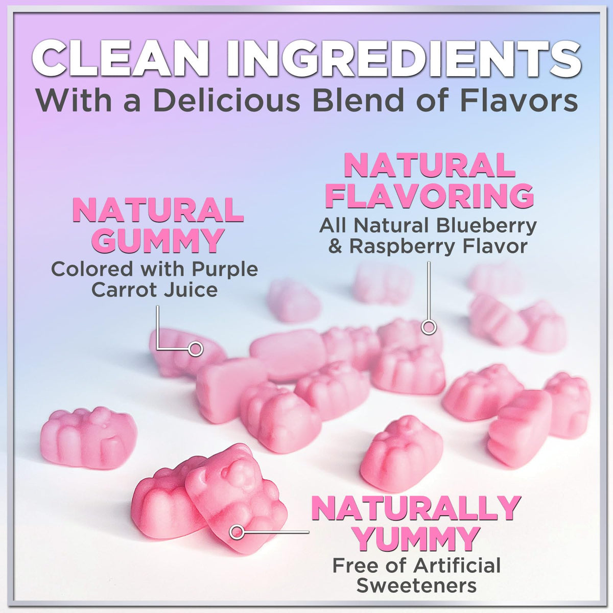 Hello Lovely! Hair Vitamins Gummies with Biotin 5000 mcg Vitamin E & C Support Hair