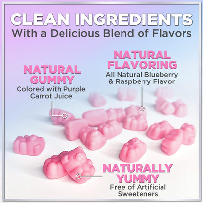 Hello Lovely! Hair Vitamins Gummies with Biotin 5000 mcg Vitamin E & C Support Hair