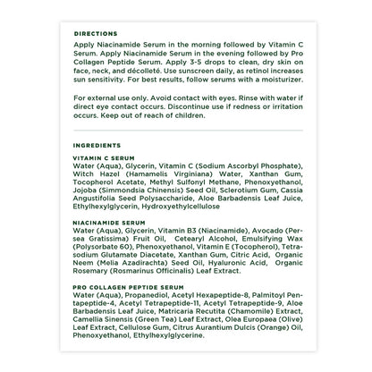 Tree of Life COMPLETE HYDRATION SERUM TRIO with Vitamin C Serum