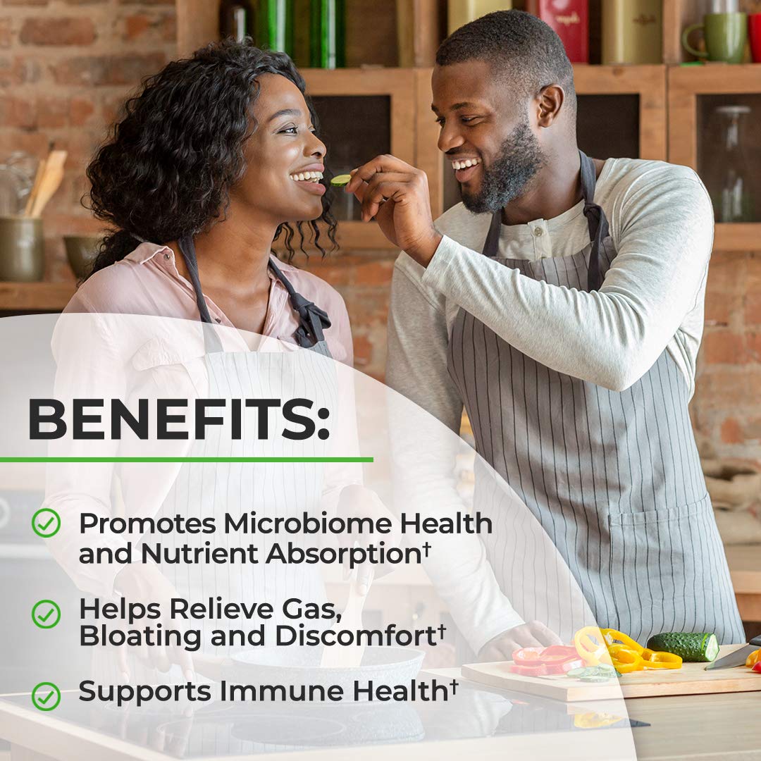 Probiotic 40 Billion CFU with Organic Prebiotics for Gut Health, 60 Count
