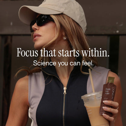 Happy Aging Liposomal Nootropic Coffee Creamer | 200mg L-Theanine, 200mg L-Tyrosine, 135mg Magnesium, 2.5g MCT Oil | Brain Focus & Energy | 30 Liquid Sachets | Vanilla & Chocolate | Vegan Keto