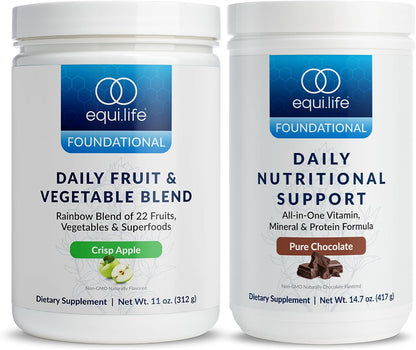 Equilife Chocolate Daily Nutritional Support & Apple Superfoods Bundle