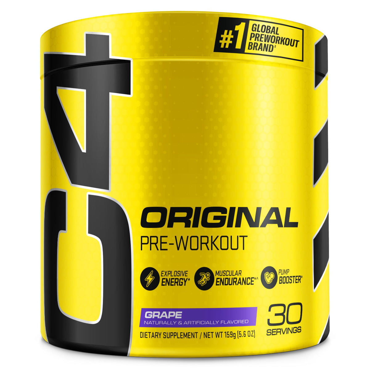 Cellucor C4 Original Pre Workout Powder Grape Sugar Free Preworkout Energy 