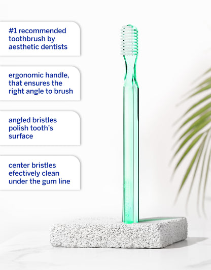 Supersmile New Generation 45° Toothbrush, Clear, Soft Dupont® Bristles