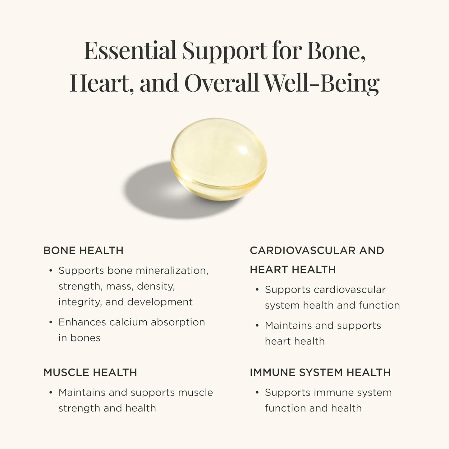 JSHealth Vitamin D3 1000IU Supplement. Vegan D3 Vitamins Support Bone Health, Muscle Strength, Heart Health, Immune Support. Vegan. By Nutritionist Jessica Sepel (60 Tablets) | Bone and Heart Health, and Immune Support, 1,000 IU Vitamin D3 per Capsule