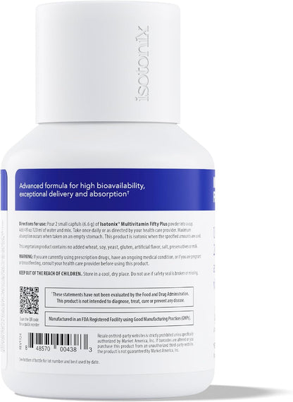 Isotonix Multivitamin Fifty Plus, Senior Multivitamin, 90 Servings