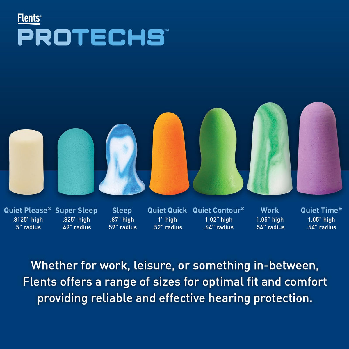 Flents Foam Ear Plugs, 50 Pair for Sleeping, Snoring, Loud Noise, Traveling, Concerts