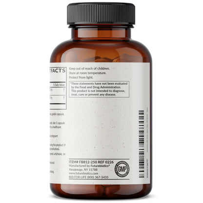 Futurebiotics Milk Thistle Silymarin Marianum & Dandelion Extract Liver Health Support, Antioxidant Support, Detox, 300 Capsules