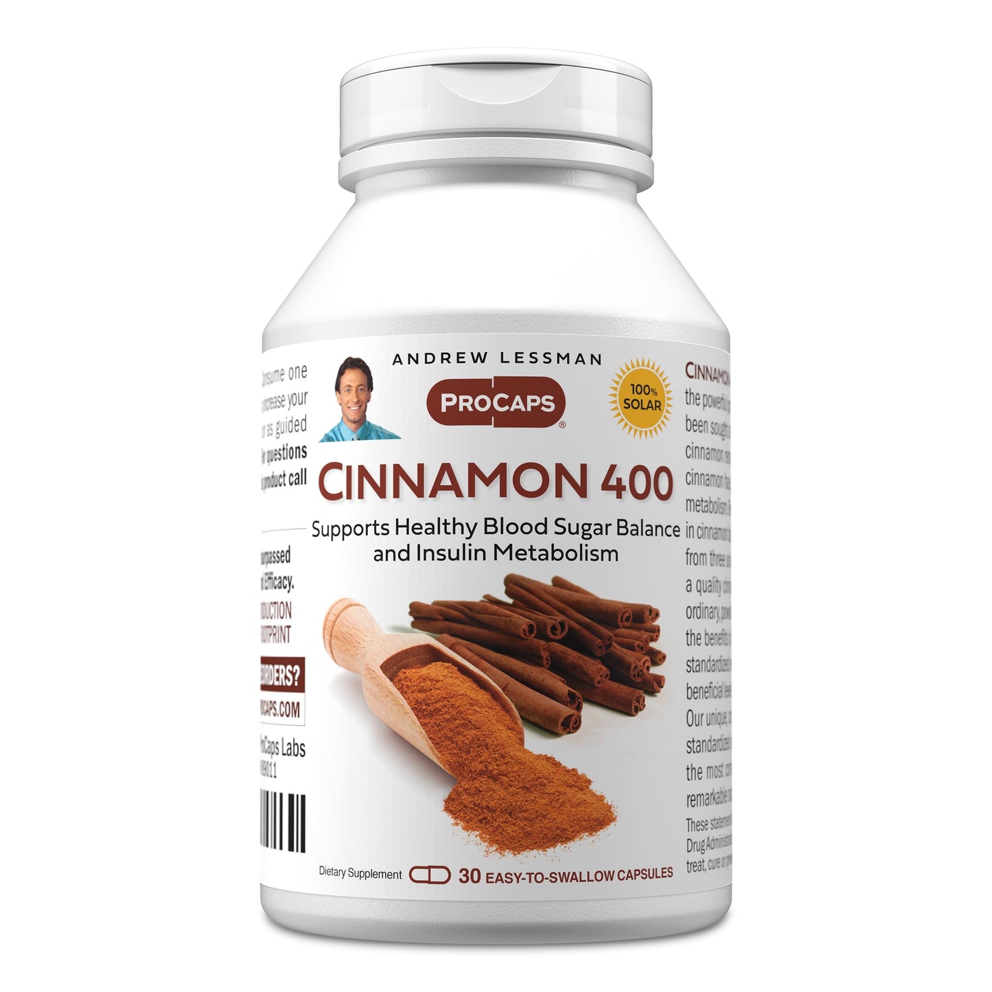 ANDREW LESSMAN ProCaps Cinnamon 400 mg 60 Capsules