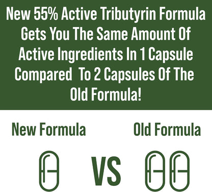 CoreBiome Tributyrin Postbiotic Supplement Clinically Tested for Gut Health. More Effective Than Sodium Butyrate Capsules. High Bioavailability Post Biotics for Digestive, Leaky Gut, Colon, Microbiome