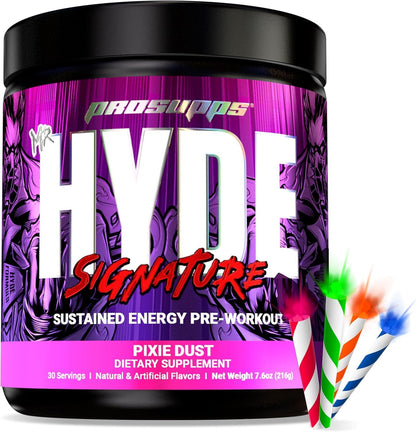 ProSupps L-Carnitine 3000 Stimulant Free Liquid Shots (31 Servings, Berry) and Mr. Hyde Signature Series Pre-Workout Energy Powdered Drink (30 Servings, Pixie Dust) Bundle