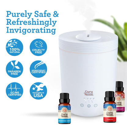 GuruNanda Essential Oil Blends (Set of 6) - 100% Natural Essential Oil Set, Aromatherapy