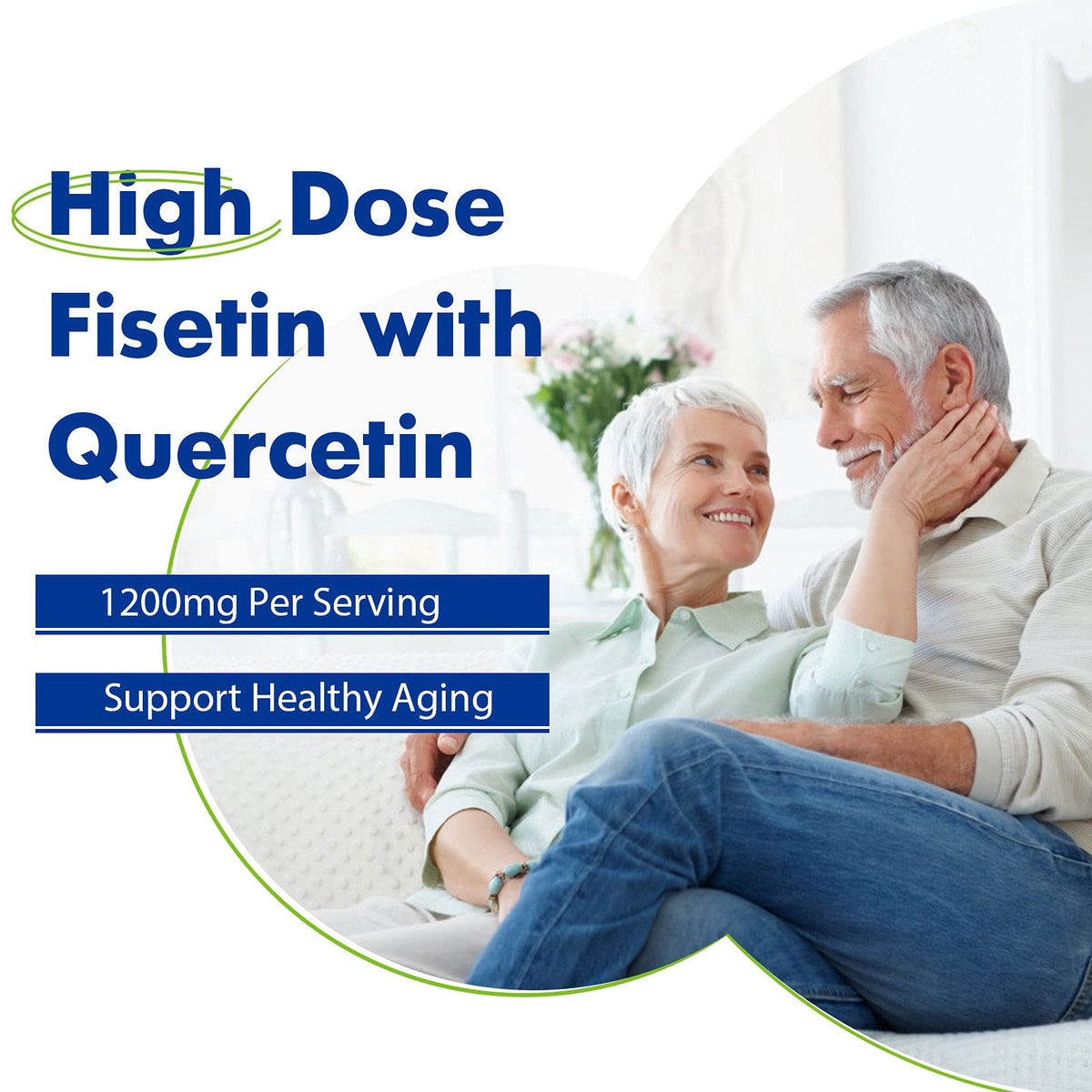 Sharoaid Liposomal Fisetin with Quercetin Supplements 1200 mg per Serving