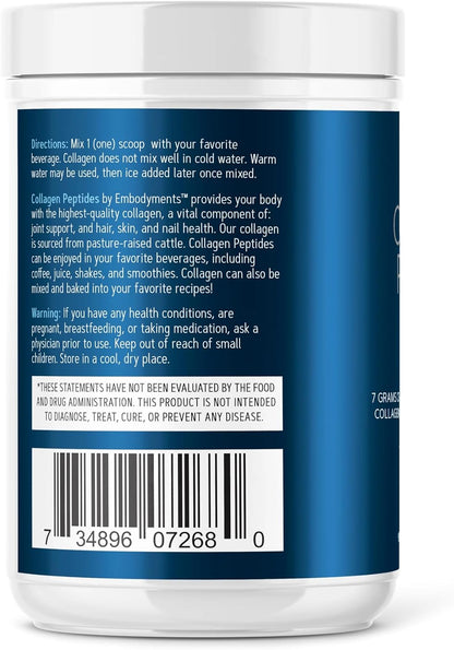 Complete Nutrition Grass Fed Collagen Peptides Supplement - Amino Acid Supplement, Pasture Raised, Keto Friendly, Gluten Free, Dairy Free, Soy Free, Non-GMO, 35 Servings
