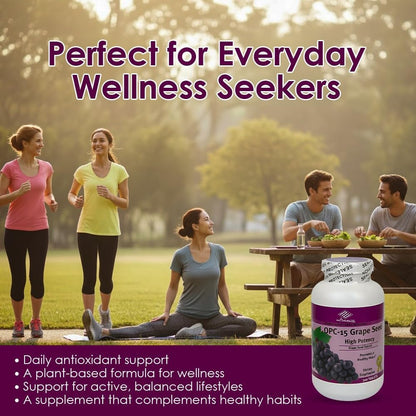 OPC-15 Grape Seed Extract, Vitamin C & Selenium, 300 Tablets