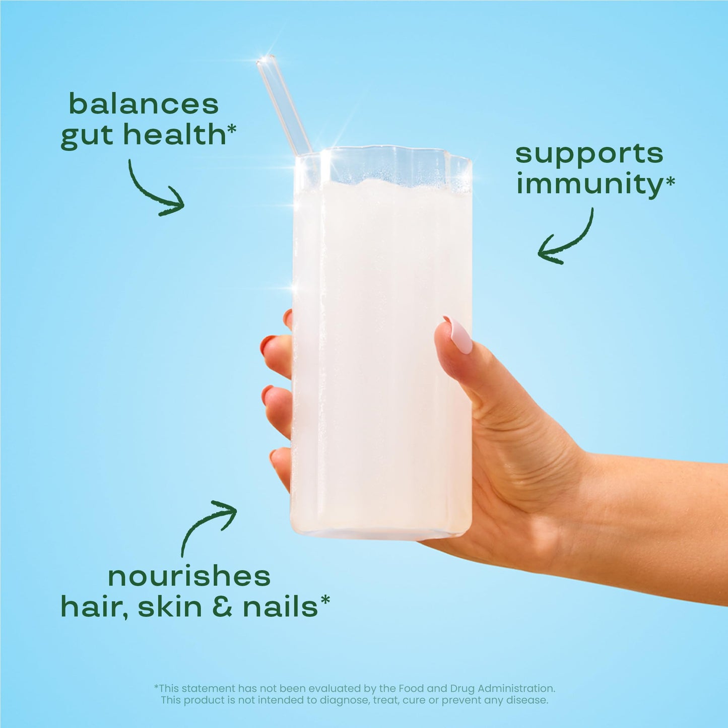 Bloom Nutrition Bovine Colostrum Powder, Strawberries & Cream, 25 Servings | Gut Health, Immune Support, Hair Growth & Beauty Supplement, Gluten Free, Sugar Free