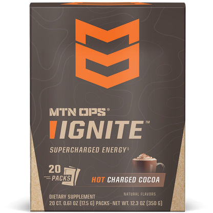 MTN OPS Hot Ignite Focus & Energy Coffee, Mountain Mocha