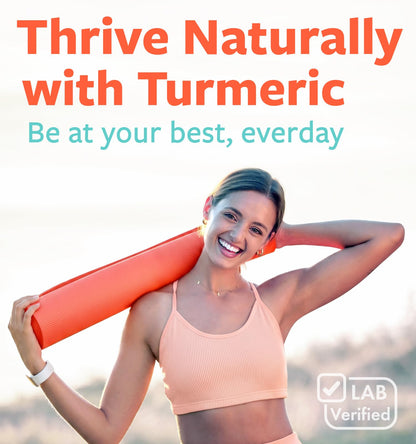 Organic Turmeric Ginger Black Pepper Supplement - High Potency Organic Turmeric Curcumin Capsules with Ginger & Black Pepper for Enhanced Benefits and Absorption - Vegan & Non-GMO (2 Month Supply)