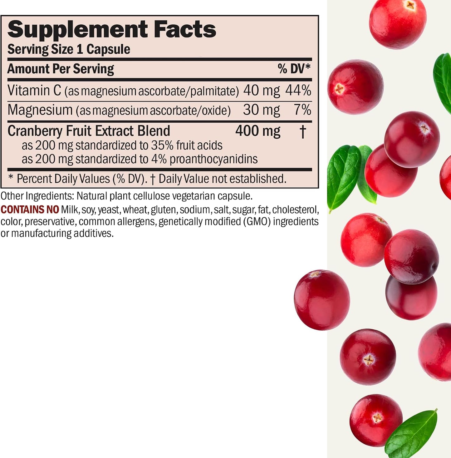 ANDREW LESSMAN ProCaps Cranberry Benefits 60 Capsules