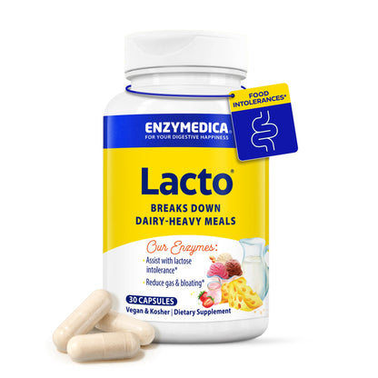 Enzymedica Lacto Digestive Enzymes for Men & Women - 90 Capsules