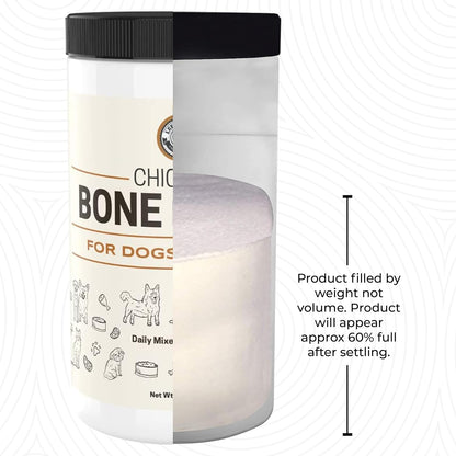 Beef and Chicken Bone Broth Powder Combo for Dogs and Cats – Human Grade Grass-Fed Bone Broth for Picky Eaters – Supports Joints and Gut Health – Dog Food Toppers