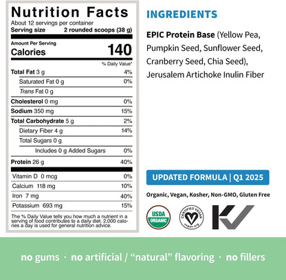 Colorfuel Organic Greens + Original Plant Protein Bundle | Superfood Drink with Adaptogens Prebiotics + 26g Complete Vegan Protein Powder | Clean Daily Nutrition Stack