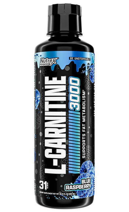 Nutrex Research L Carnitine 3000 - Clinically Dosed L-Carnitine Liquid for Energy, Metabolism & Muscle Recovery - Delicious Strawberry Watermelon - No Sugar, No Carbs, No Stimulants - 31 Servings