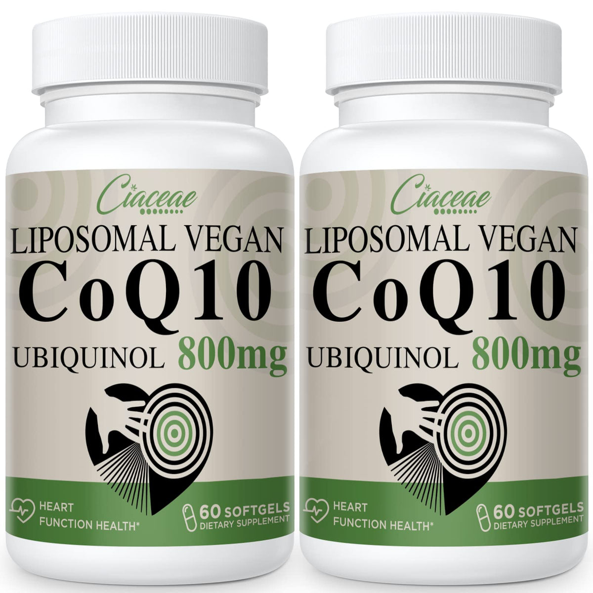 Liposomal CoQ10 800mg Ubiquinol Softgel, Max Absorption Ubiquinol Coenzyme Q10