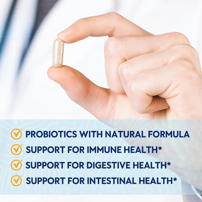 Probiotics & Digestive Enzymes Bundle – 120 Billion CFU, 36 Probiotic Strains + Multi-Enzyme Complex for Men & Women – Supports Digestive Balance, Gut Health & Nutrient Absorption – Vegan, Non-GMO, 90