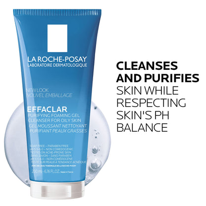 La Roche-Posay Effaclar Purifying Foaming Gel Cleanser for Oily Skin