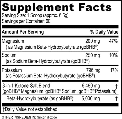 Brain Bean Brain Ketone | 5g Bioidentical BHB Exogenous Ketones Powder | Brain Fuel for Focus, Mental Clarity & Memory | Sugar-Free, Caffeine-Free Keto Supplement | Unflavored | 30 Servings