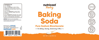 Nutricost Pantry Baking Soda (2 LBS) - For Baking, Cleaning & Deodorizing