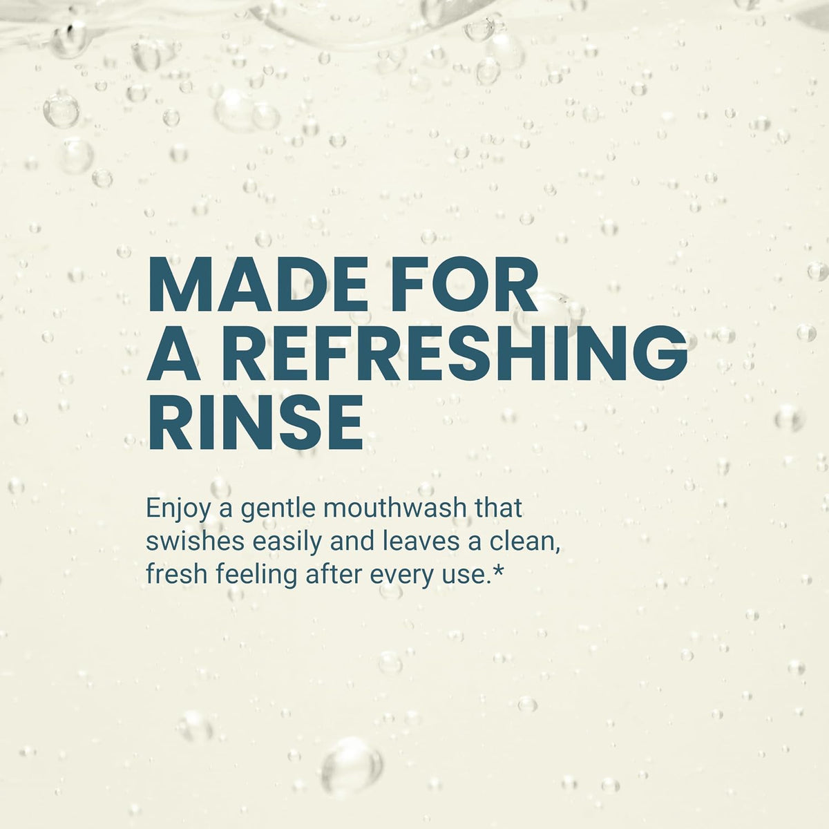 Refreshing Fluoride Free Mouthwash for Bad Breath (Natural Mint, 16 Fl Oz)