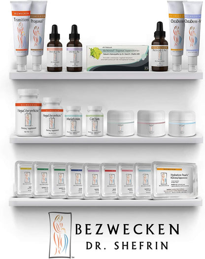 Bezwecken – Hydration Ovals 2X Plus DHEA – 16 Extra Strength Ovals - Professionally Formulated to Alleviate Vaginal Dryness in Menopausal Women - Safe & Natural