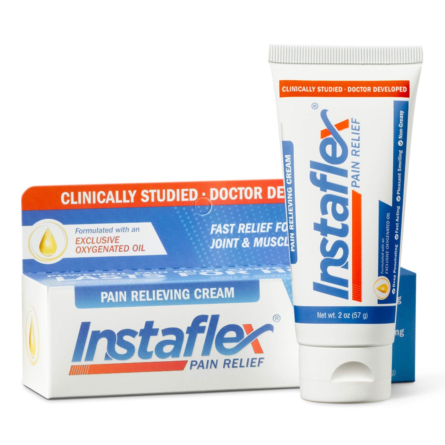 Healthy Directions Instaflex Extra Strength Pain Relief Cream, with 2X the Pain-Fighting Ingredients, Rubs Out Your Toughest Muscle & Joint Pain (2 oz)