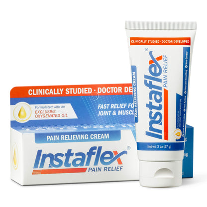 Healthy Directions Instaflex Extra Strength Pain Relief Cream, with 2X the Pain-Fighting Ingredients, Rubs Out Your Toughest Muscle & Joint Pain (2 oz)