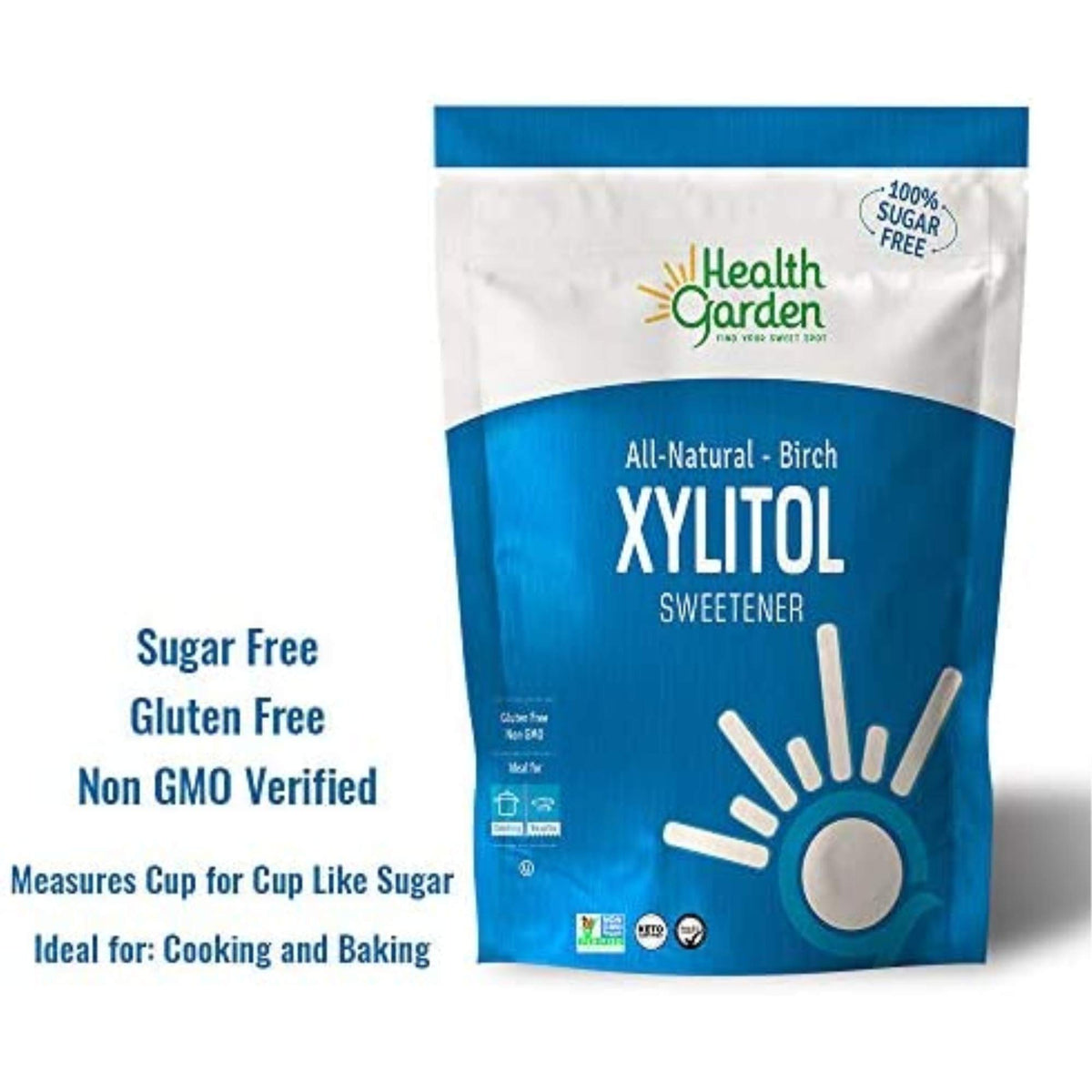 Health Garden Birch Xylitol Sweetener - Xylitol Sugar Substitute - 15 oz