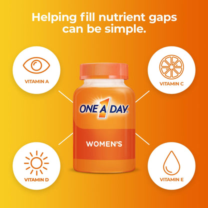 One A Day Women’s Multivitamin Gummies, Supplement with Vitamin A, C, D, E and Zinc