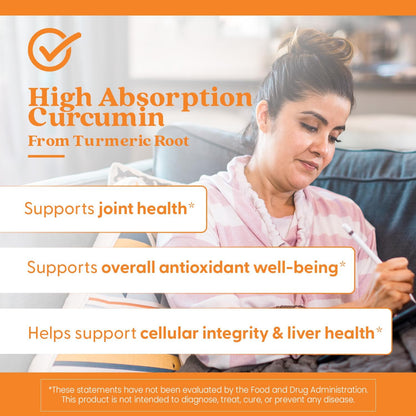 Doctor's Best Turmeric Curcumin Supplement 1000mg for Men & Women - Curcumin Caps from Turmeric Root, Black Pepper Extract (BioPerine), 95% Piperine, Joint Health Support, Non GMO - 120 Veg Capsules