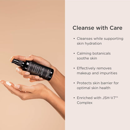 JSHealth Facial Cleanser Gentle Face Wash for Women & Men | With Sensitive Skin in Mind, Made with Vitamins C & E, Avocado Oil, & Chamomile