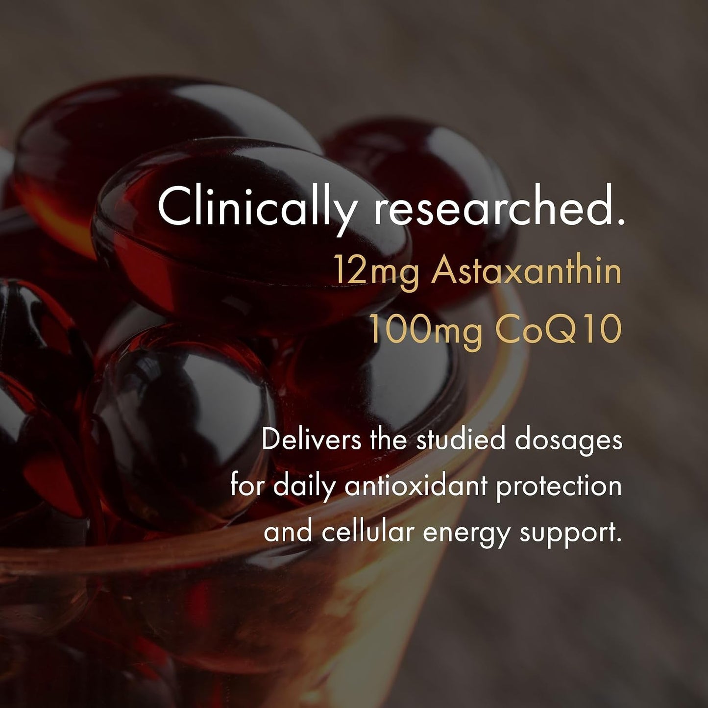 NAOMI Extra Strength Astaxanthin 12mg + CoQ10 200mg - Supports Heart Health, Cellular Energy & Antioxidant Defense - Patented Zanthin® & Kaneka® Q10, Fat-Soluble Softgel, 30-Day Supply