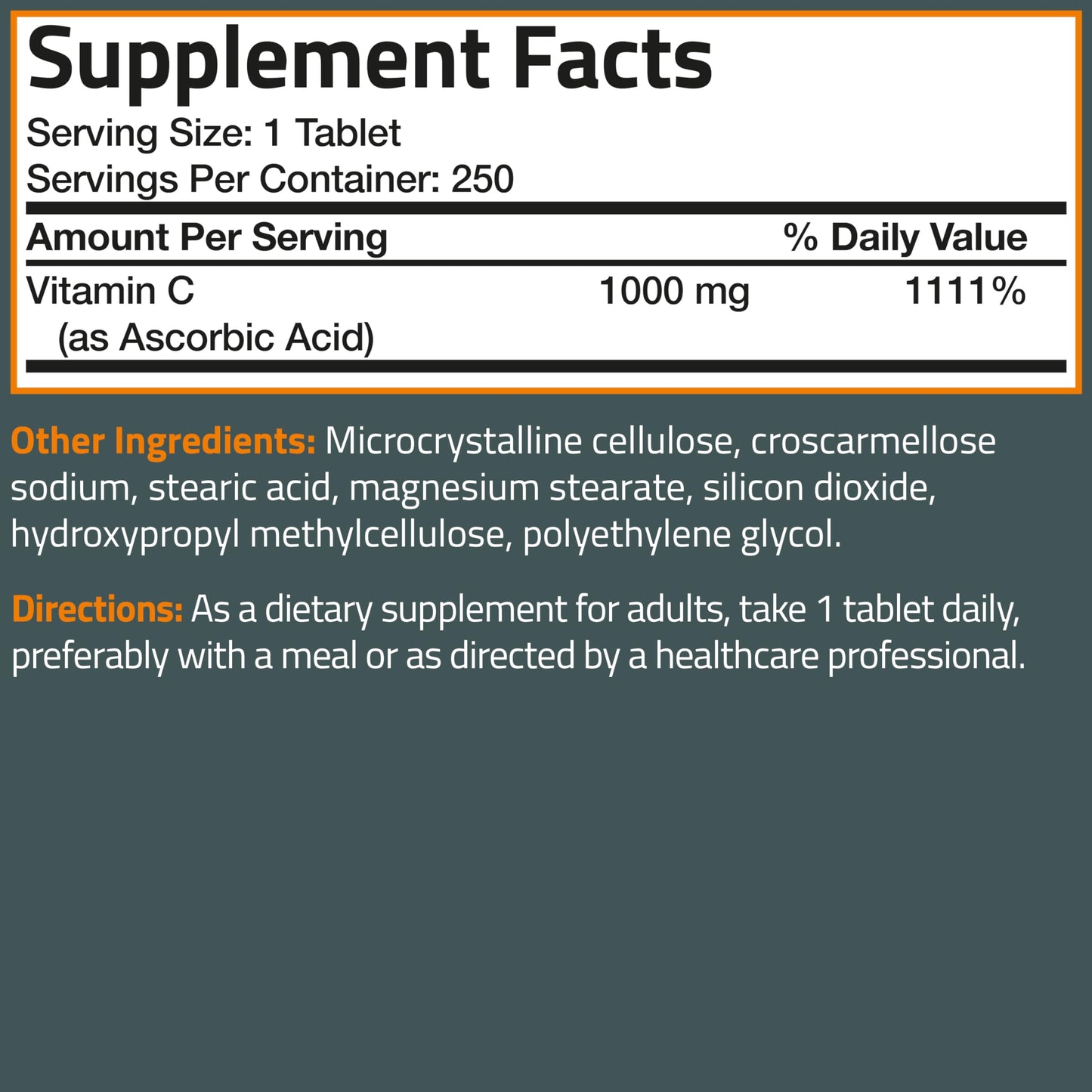 Bronson Vitamin C 1000mg Extra Strength, Supports a Healthy Immune System, High Potency, Non-GMO, 100 Vegetarian Tablets