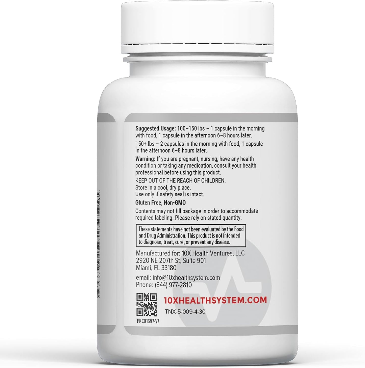 10X Health Methylated Multivitamin - 90 Capsules | Mthfr Supplement: 34-in-1 Formula, 800mcg B12, 5-MTHF & NAC, Methyl B Complex, Non-GMO
